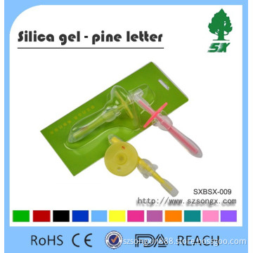Wholesales Price Silicone Baby Toothbrush/Soft Food Grade Baby Toothbrush